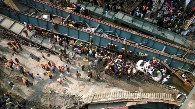 Death toll in flyover collapse in Eastern India reaches 24