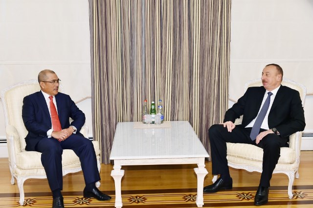 Prezident sədr müavinini qəbul edib