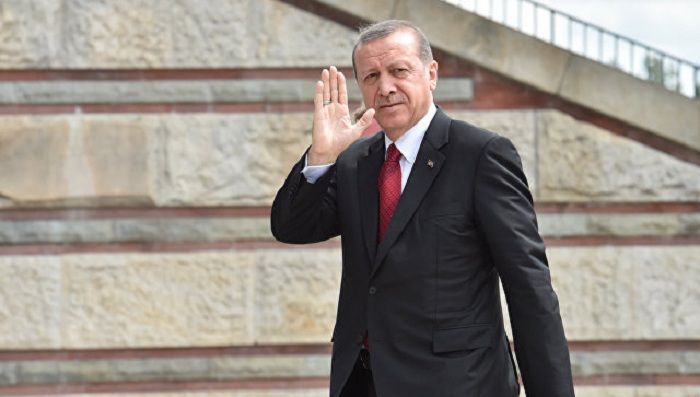Turkish president arrives in Russia
