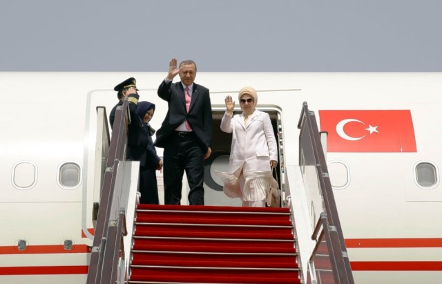 Ərdoğan Bakıdan getdi - FOTOLAR