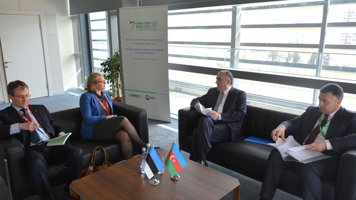 Azerbaijan`s FM meets Deputy FM of Estonia