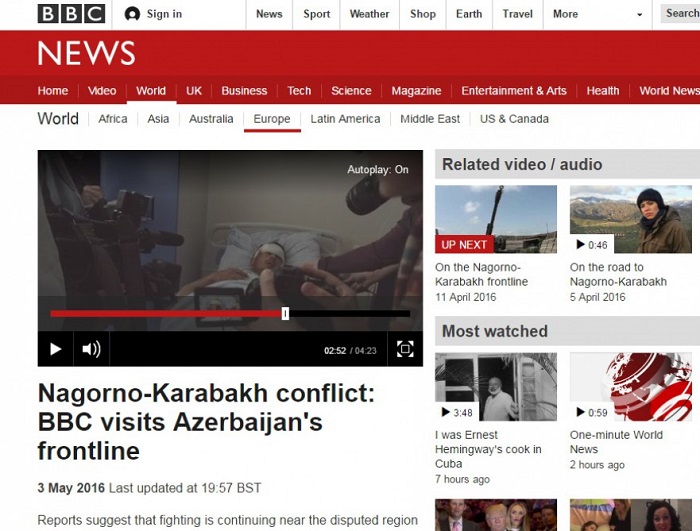 BBC veröffentlicht Reportage über Verbrechen armenischer Streitkräfte gegen aserbaidschanische Zivilisten