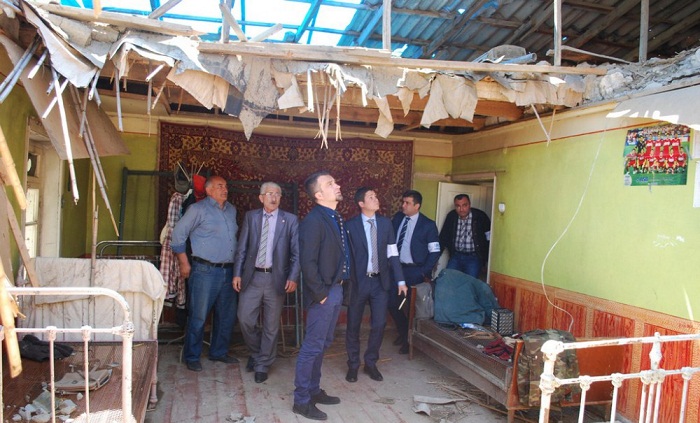 Representatives of UNHCR Evaluation Mission visit Tartar