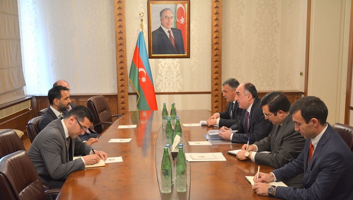 Azerbaijani FM meets with outgoing British Ambassador 