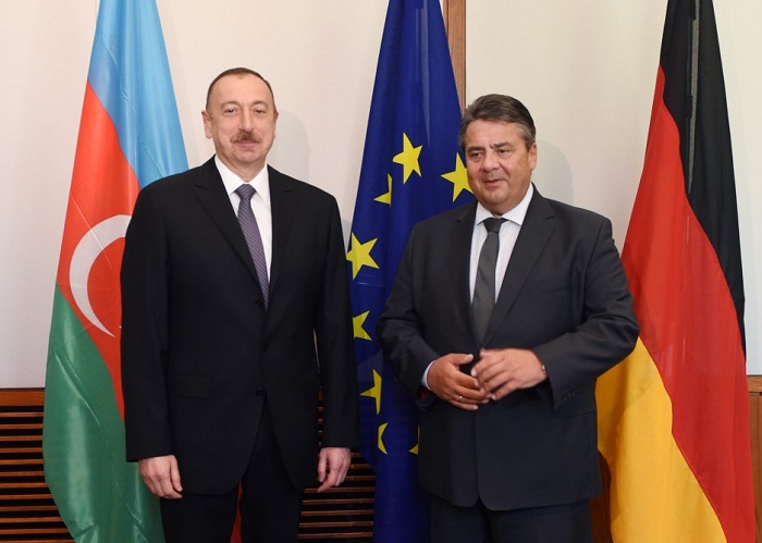 Berlin : rencontre du président Ilham Aliyev avec le vice-chancelier allemand
