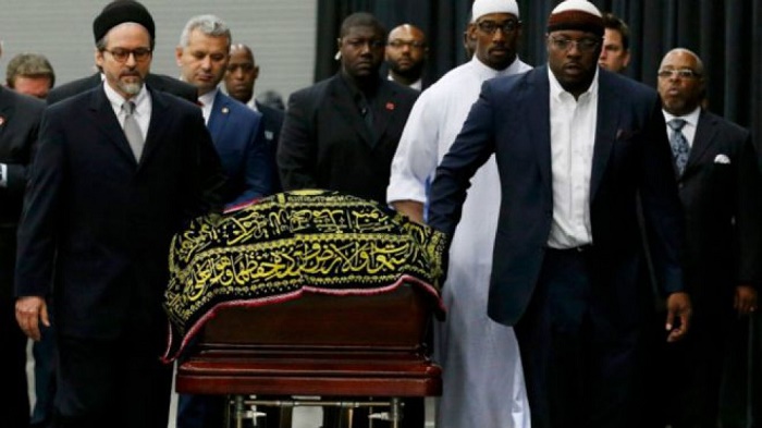 Chants of `Ali` throughout Louisville as `The Champ` is Bid Farewell - VIDEO