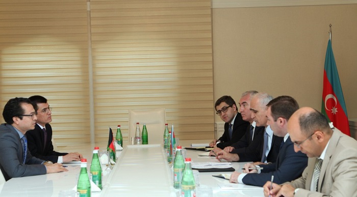 Azerbaijan`s Minister of Economy meets Afghani Ambassador