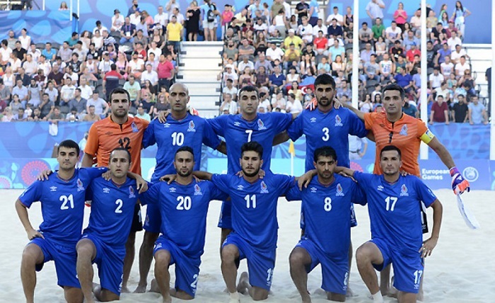 Azerbaijan beach soccer team to face Bulgaria, Denmark and Hungary