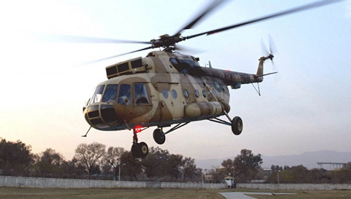 Pakistani helicopter crash-lands in Afghanistan, 7 on board captured