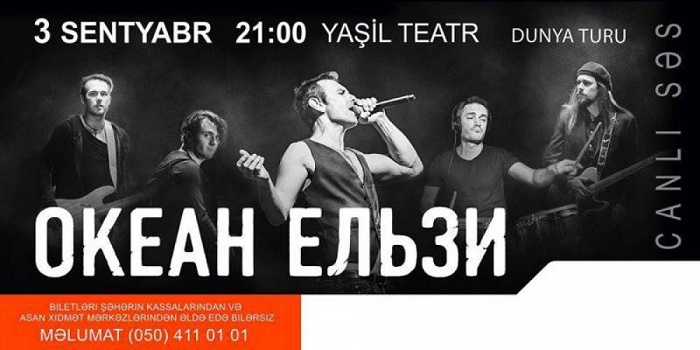 Legendäre Rockgruppe “Okean Elzy“ kommt nach Baku