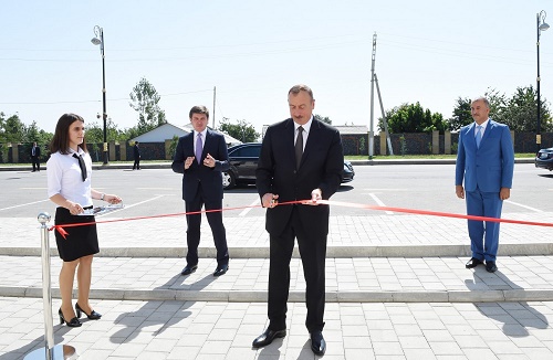 President Aliyev arrives in Azerbaijan’s Gabala district - PHOTOS