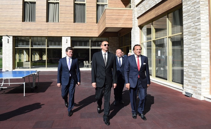 Azerbaijani President attends several openings in Gabala - PHOTOS