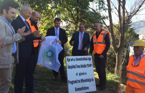 TAP AG achève la reconstruction d’un pont à Çorovodë, en Albanie