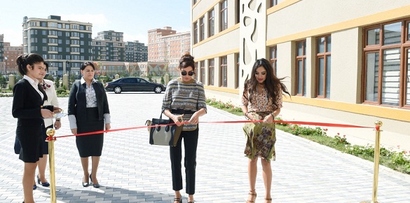 L’école №4 inaugurée dans le bourg de Massazyr en présence de la Première Dame d’Azerbaïdjan - PHOTOS