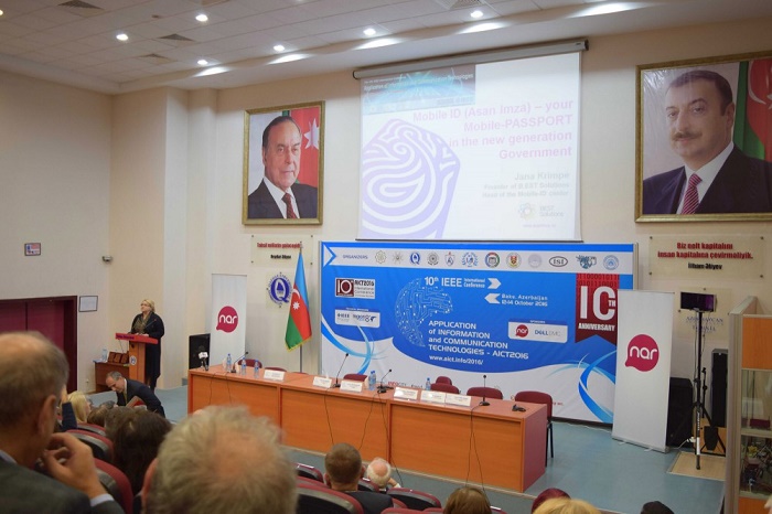 “Asan İmza” presented at AICT 2016 conference in Baku