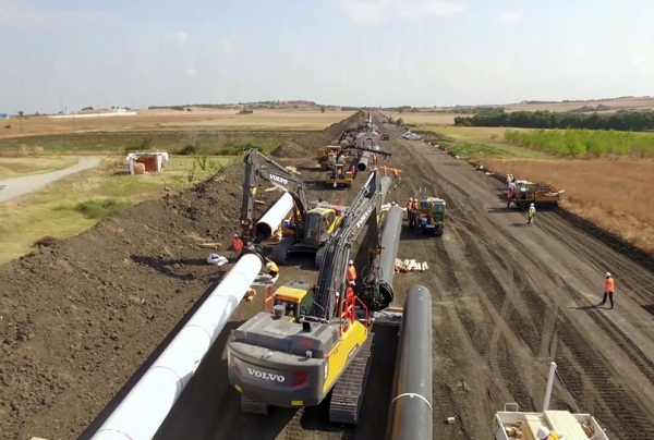 TAP: environ 14 km de tubes en acier assemblés par soudage en Albanie