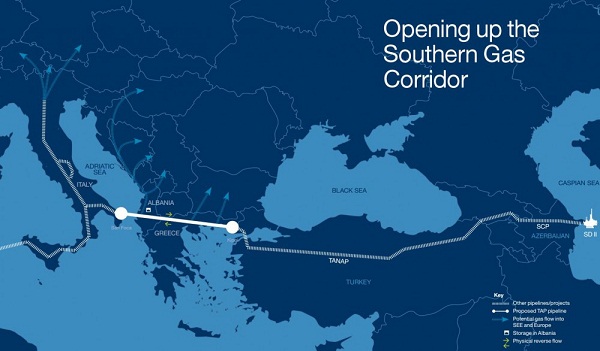 TAP : 30 km de tubes soudés en Grèce