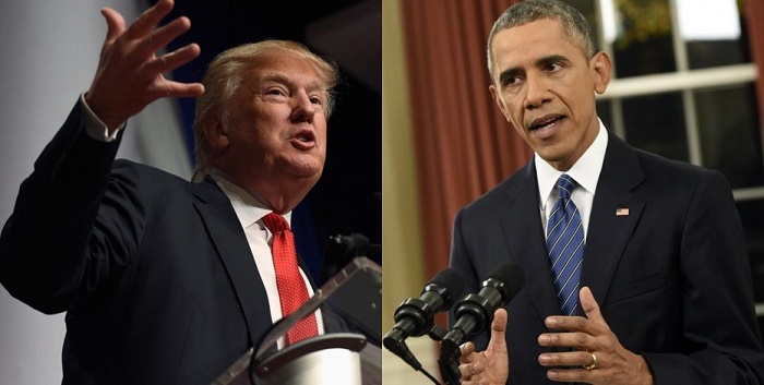 Obama begins oval office meeting with US President-elect Trump 