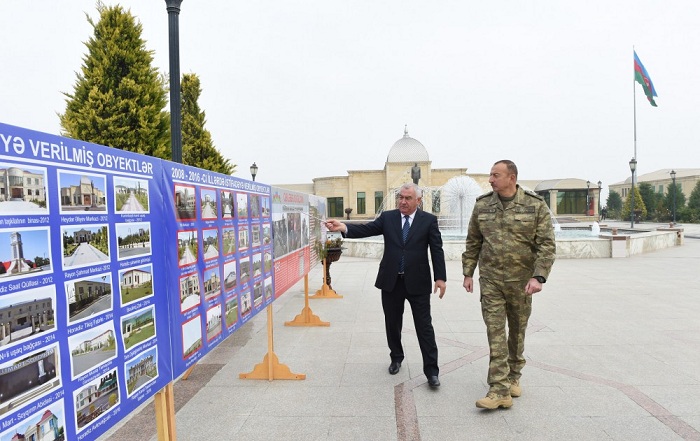 President Ilham Aliyev visit Fuzuli district, attend openings - PHOTOS, UPDATED