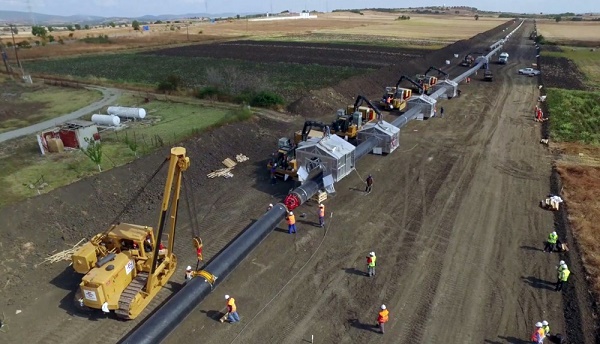 TAP : 70 km de tubes en acier assemblés par soudage en Grèce, Albanie et Italie