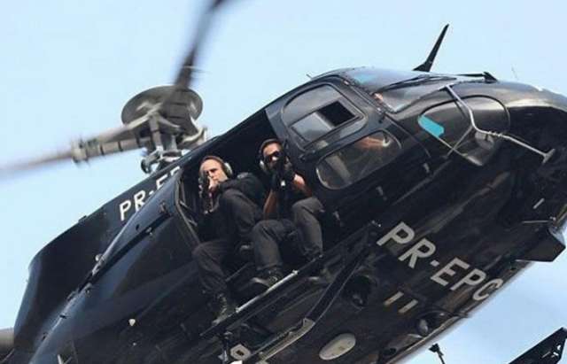 Polis helikopteri qəzaya uğrayıb