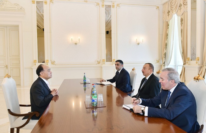 Azerbaijani president receives ITU Secretary General 