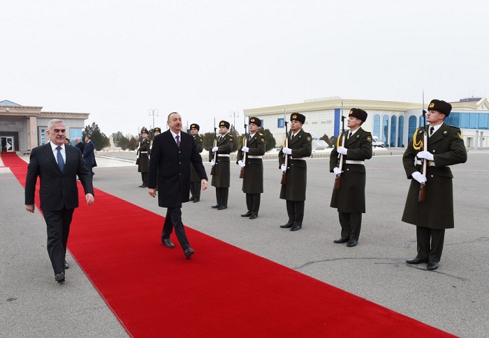 Le président Ilham Aliyev termine sa visite en République au Nakhtchivan