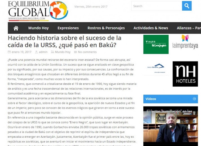 `Black January is the turning point in Azerbaijan`s independence history`