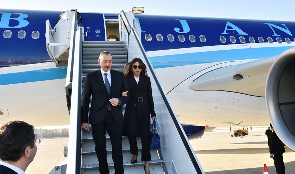 Le président Ilham Aliyev entame une visite de travail en Allemagne