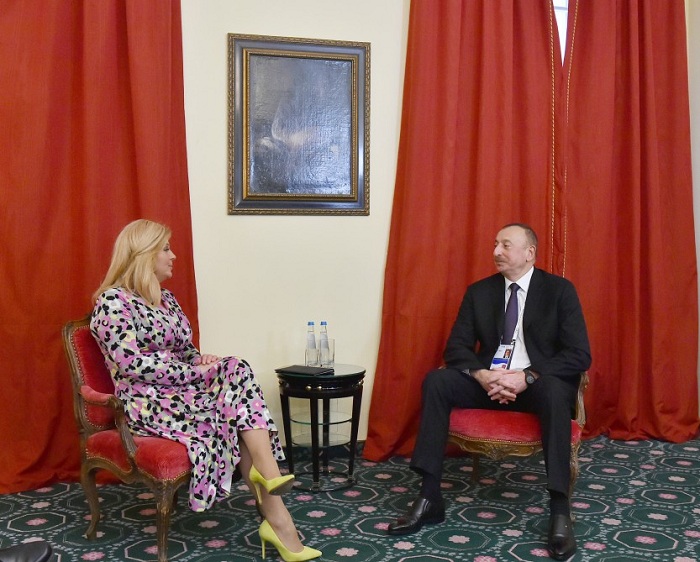 Azerbaijani, Croatian presidents meet in Munich 