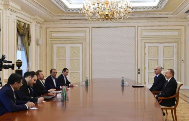 Entretien du président Ilham Aliyev avec Mahmoud Vaezi