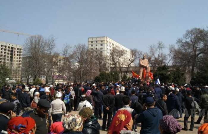 68 violators detained during riots in Bishkek