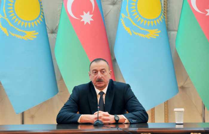 İlham Əliyev: “Qazaxıstan bazarı bizim üçün böyük maraq doğurur”
