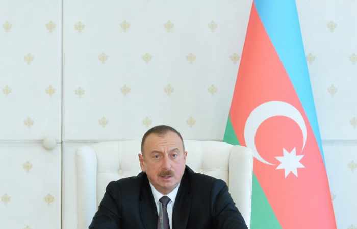Präsident Ilham Aliyev: OSZE Minsk-Gruppe soll Druck gegen Annexionspolitik Armeniens stärken