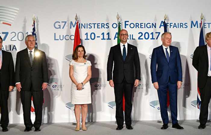Pas d'accord au G7 sur de nouvelles sanctions contre Moscou et Damas