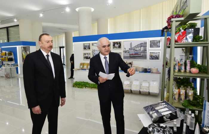 Le président Ilham Aliyev visite le Centre de développement régional d’Aran à Yevlakh - PHOTOS