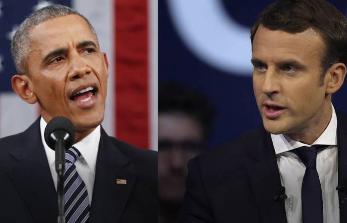 Obama apporte son soutien à Emmanuel Macron - VIDÉO
