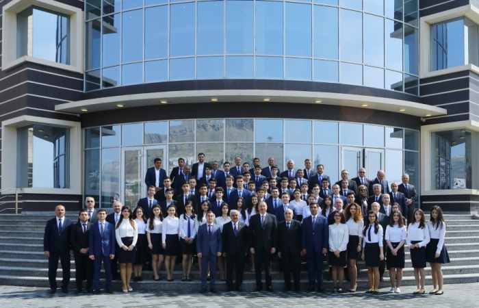 Azerbaijani president attends opening of Baku Higher Oil School campus -
 PHOTOS, UPDATED 