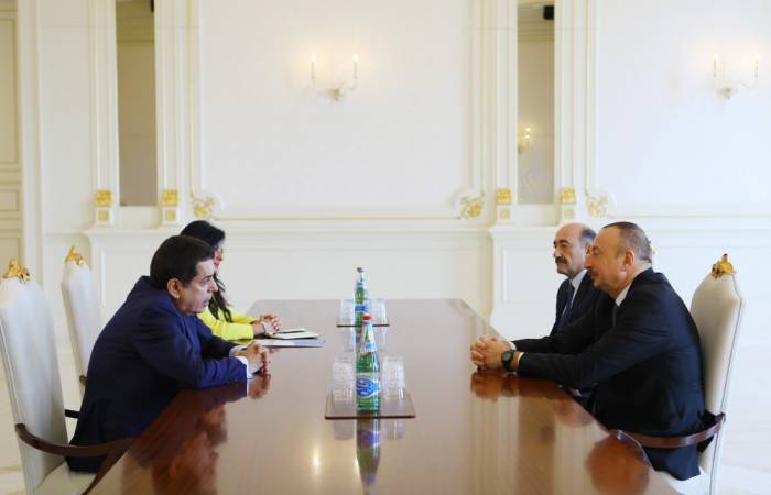 Ilham Aliyev rencontre le Haut Représentant de l’ONU pour l’Alliance des civilisations