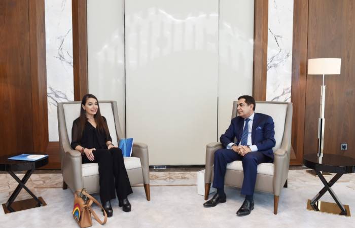 Leyla Aliyeva rencontre le Haut-Représentant de l’Alliance des civilisations