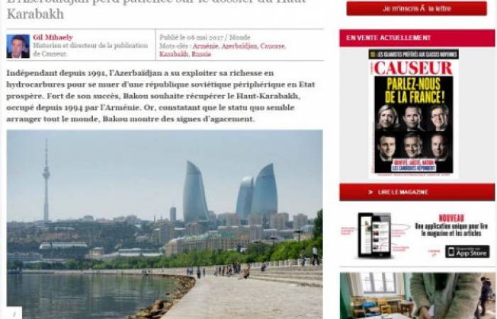 «Bakou is back»: un historien français sur l’Azerbaïdjan