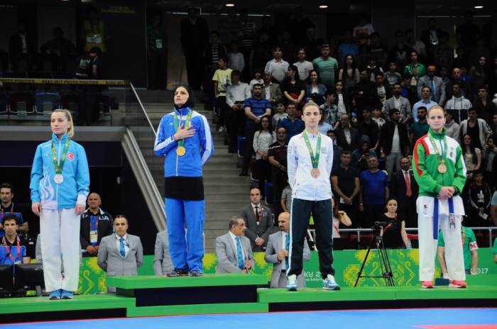 Bakou 2017/ karaté : l’Azerbaïdjanaise Nourané Aliyeva remporte la médaille de bronze