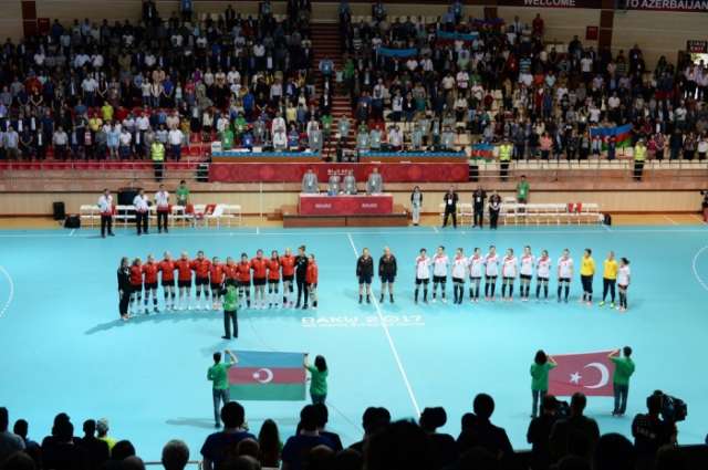 Azerbaijani women’s handball team wins gold medal at Baku 2017
