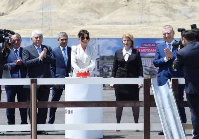 First VP Mehriban Aliyeva attends groundbreaking ceremony of new residential complex for IDPs - PHOTOS 