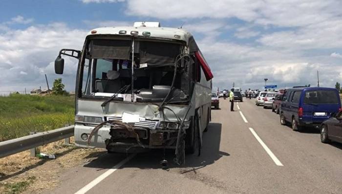 Rusiyada azərbaycanlıların olduğu avtobus aşdı - 11 yaralı var 