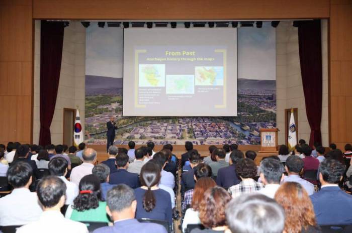 Une présentation dite «Les réalités azerbaïdjanaises : depuis le passé  jusqu’à présent» à Gyeongju