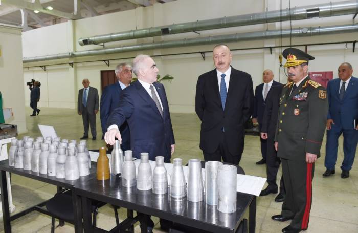 Azerbaïdjan: Une usine de production des projectiles explosifs des lance-grenades inaugurée à Chirvan