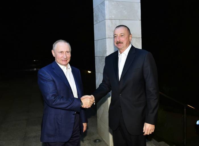 Ilham Aliyev se reunió con Putin en Sochi-FOTOS