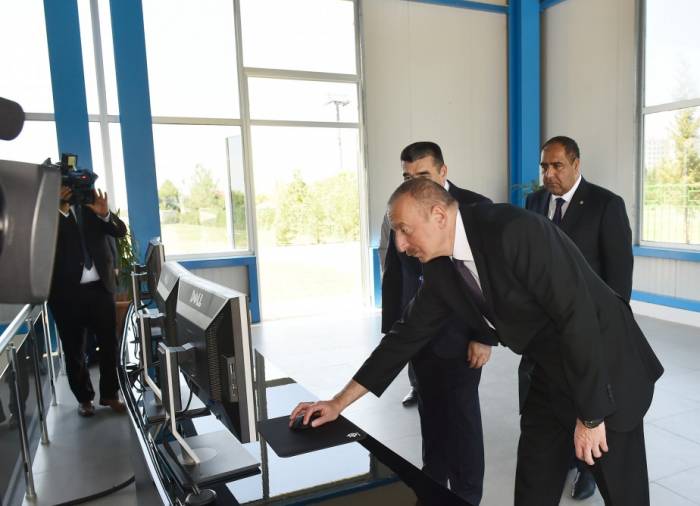 Ilham Aliyev inaugure la Centrale hydroélectrique de Balaken