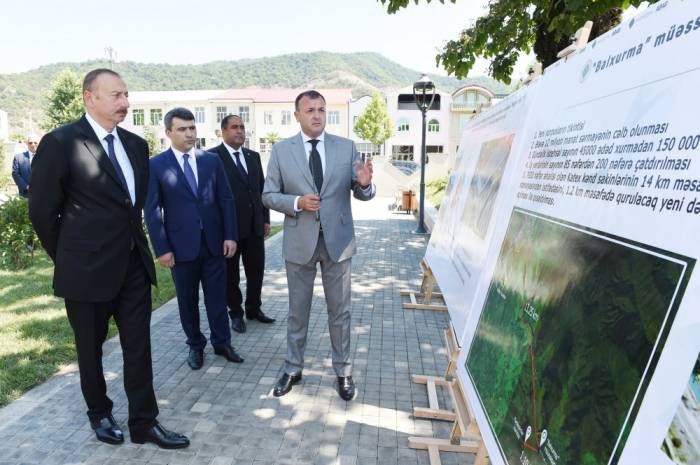 Le président Ilham Aliyev participé à l’inauguration du Centre ABAD à Balaken

